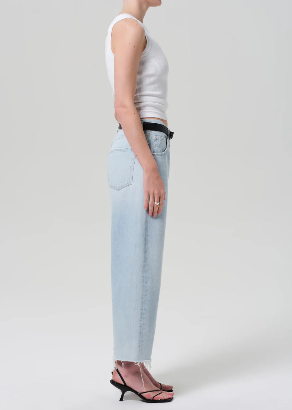 Ayla Raw Hem Crop